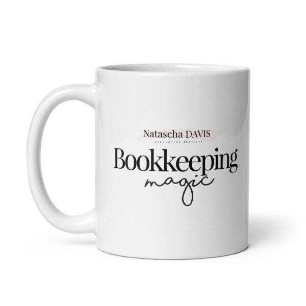 Bookkeeping Magic - White glossy mug - Image 2